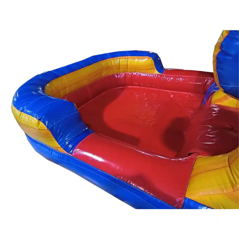 12ft Blue Wave Inflatable Water Slide – Inflate-O Jumpers Pool View