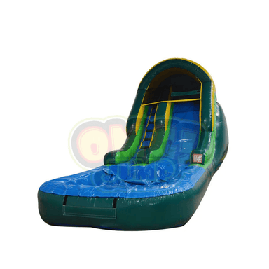 13' Backyard Waterslide Tropical Front View