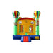 Bouncing Angels Adventure Balloon Inflatable Jumper - Commercial-Grade, Wholesale Supplier, 13 ft Rainbow Bounce House Front View