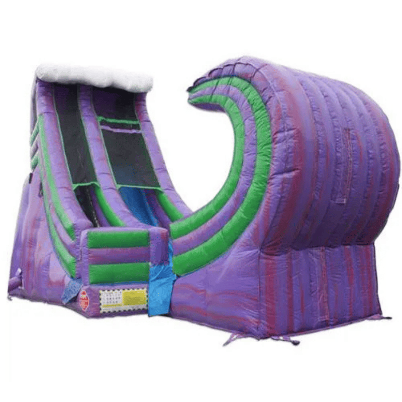 Moonwalk USA 19'H Rapid Water Slide Wet n Dry Front Right View