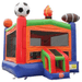 Moonwalk USA Sports Bounce House Front Right View