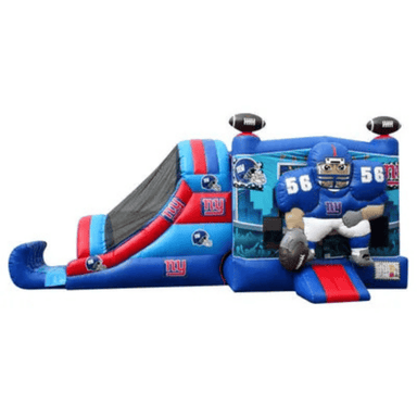 27ft 3D Football Combo – Action-Packed Sports Inflatable for Events Front View