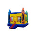 Bouncing Angels Crayon Jumper Box Frame Multi-Colored Bounce House Front Left View