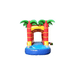 Tropical Red Slip and Slide – Dual Lane Inflatable Water Ride for Hot Days Front View