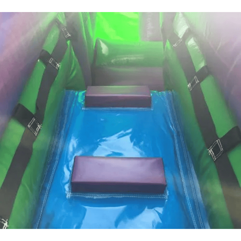 Moonwalk USA 19'H Rapid Water Slide Wet n Dry Top of Ladder View