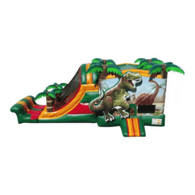 27ft Dinosaur Combo – Jurassic Bounce House and Slide Combo for Kids Front View