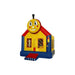 Bouncing Angels Choo Choo Train Inflatable Jumper - 13 ft Bounce House in Primary Colors Front Left View