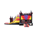 27ft Carnival Combo – Vibrant Festival-Themed Bounce and Slide Unit Front View