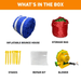 Avyna Royal Wave Bounce House 1 with Inflatable Water Slide Items Included View