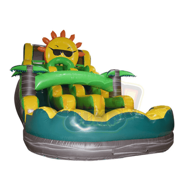 16' Summer Paradise Water Slide Front View