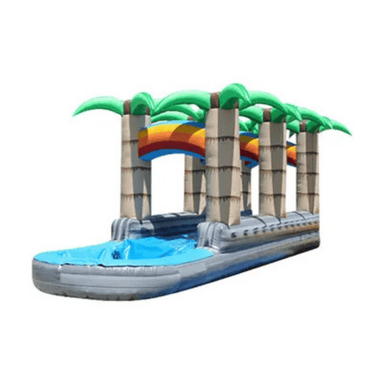 Paradise Slip N Dip – Dual Lane Water Slide with Tropical Flair Front Right Alternate View