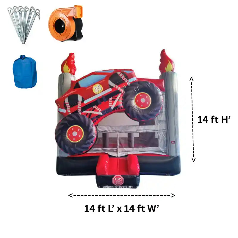 Monster Truck Bounce House