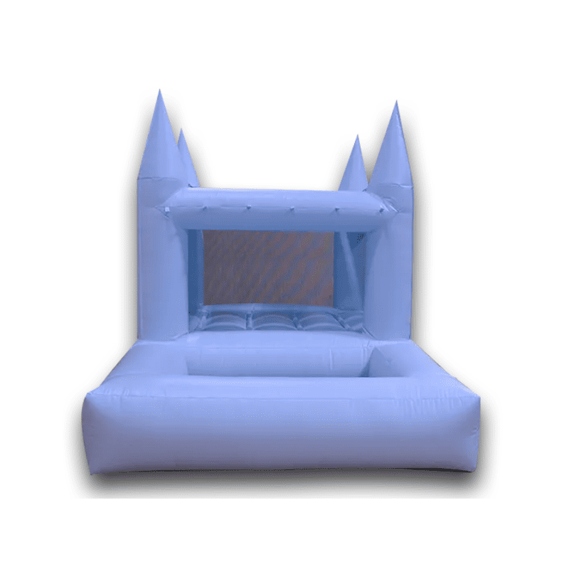 7x7 Ball Pit Bounce House – Multi Colors Bounce House Blue Front View