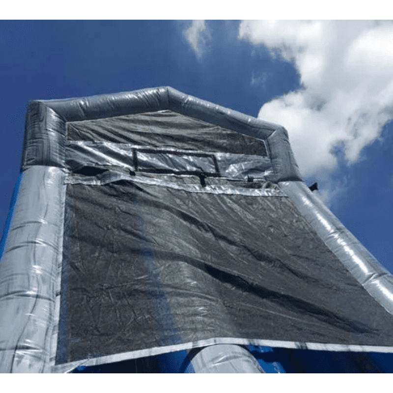 Moonwalk USA 19'H Rock Mountain Water Slide Wet n Dry Top Netting View