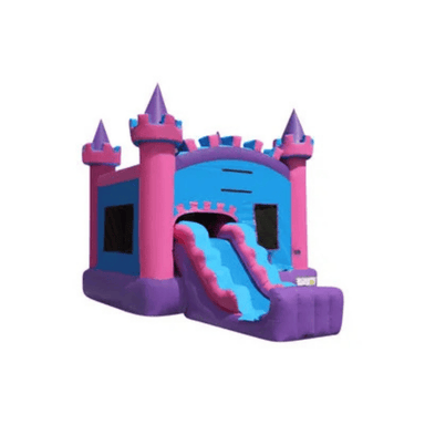 21ft Princess Variety Mini Combo – Colorful Royalty Bounce for Smaller Events Front Right View