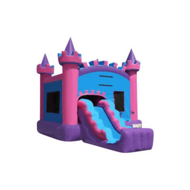 21ft Princess Variety Mini Combo – Colorful Royalty Bounce for Smaller Events Front Right View