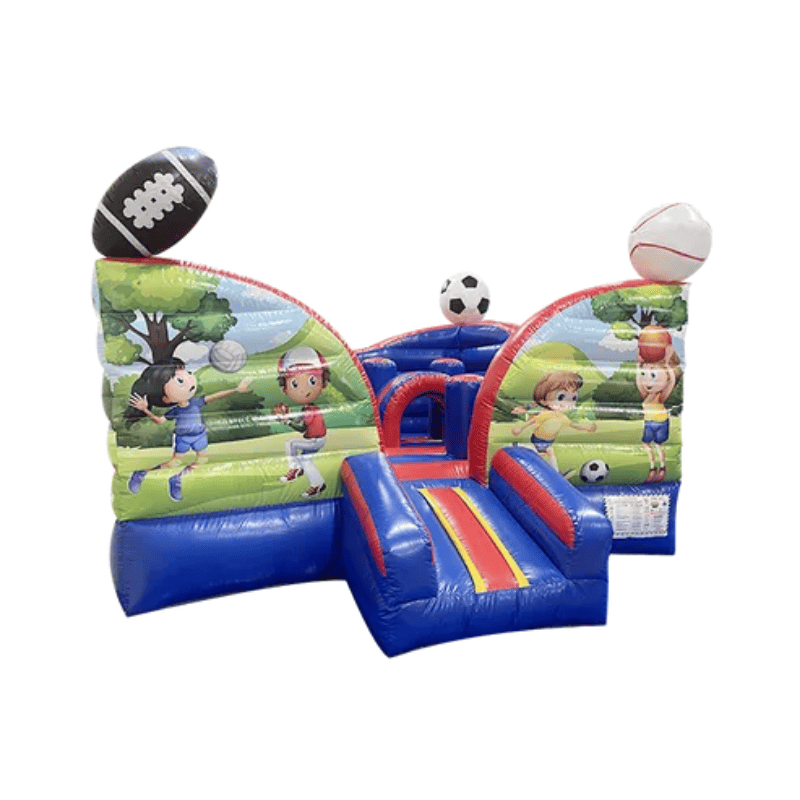 15x15 Sports Playground Bounce House Front View