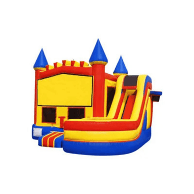 5-in-1 Castle Mod Combo – Classic Multi-Activity Castle Inflatable Front Left View