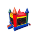 Classic Colors Inflatable Bounce House- 13 ft Castle Left View
