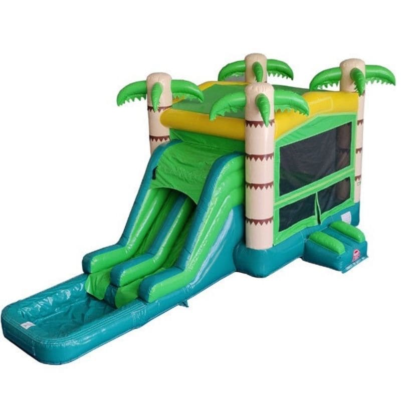 Eagle Bounce Deluxe Combo & 18' Slide Package – Customizable Dual-Unit Deal Combo 3 Side View