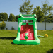 Avyna Dragon's Lair Waterslide Dual Front View with Cannon Spraying Water