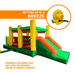 Avyna Royal Palace 1 Obstacle Course with Slide with Easy Blower Setup Information