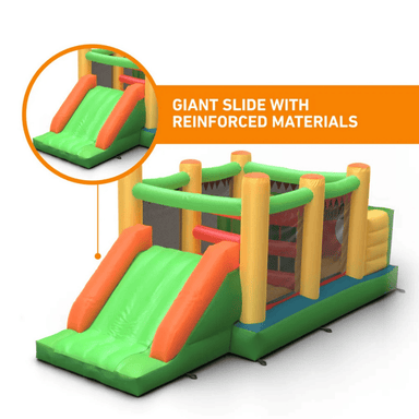 Avyna Royal Palace 1 Obstacle Course with Slide Reinforced Material Information