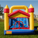 Avyna Royal Tower Slide 1 Bouncy House Climbing Wall and Entrance View