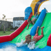 Avyna Royal Wave Bounce House 1 with Dual Lane Water Slide Kids Sliding with Water Spraying