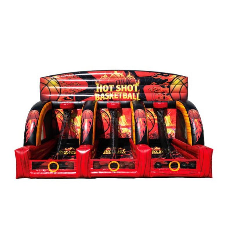 Bouncing Angels Hot Shot Basketball with Flames Front
