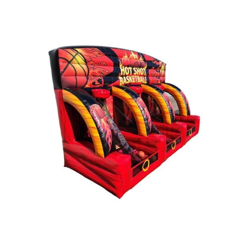 Bouncing Angels Hot Shot Basketball with Flames Front Right Alternate