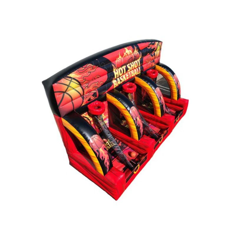 Bouncing Angels Hot Shot Basketball with Flames Top Right