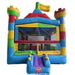 Eagle Bounce Block Castle Bounce House Front View
