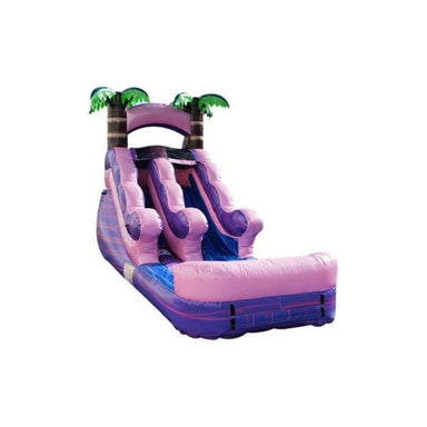 Bouncing Angels Pink Sparkle Inflatable Water Slide - Commercial-Grade, Wholesale Supplier, 12 ft Front Right