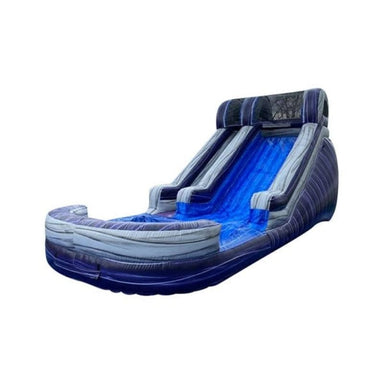 Bouncing Angels Elite Purple Inflatable Water Slide - 14 FT Front Left
