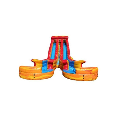 Bouncing Angels 22ft Cali Inferno Water Slide Dual Lane Front