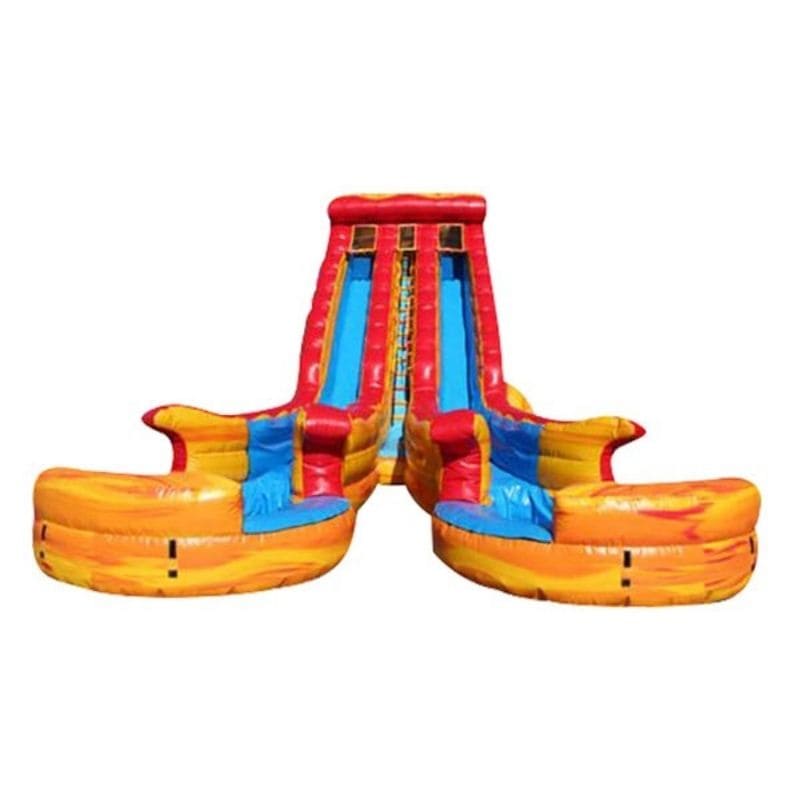 Bouncing Angels 22ft Cali Inferno Water Slide Dual Lane Front Close