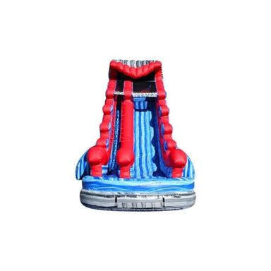 Bouncing Angels 22ft Wave Runner in Red and Blue Front