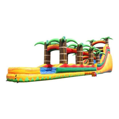Bouncing Angels 18ft Tropical Paradise with Slip n' Dip Front Left