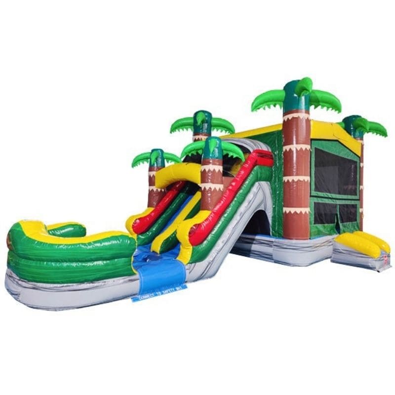 Eagle Bounce Paradise Combo Wet n Dry with Slide Front Right Low View