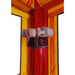 2-Lane Firetruck Bounce House Combo Wet n Dry with Slide in Red Hoop