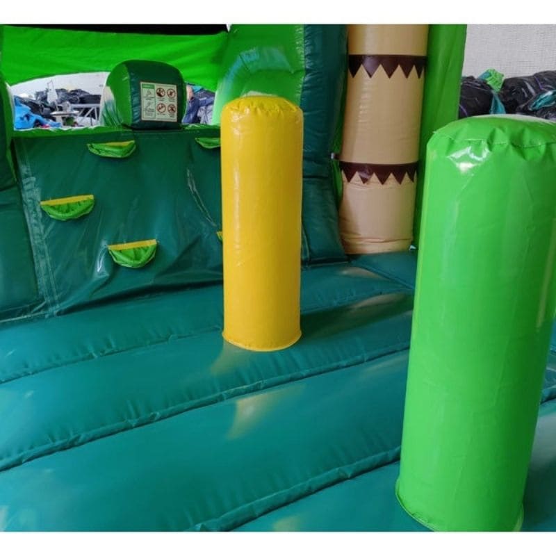 Eagle Bounce Palm Tree Combo With Pool and Slide Inside Obstacles View