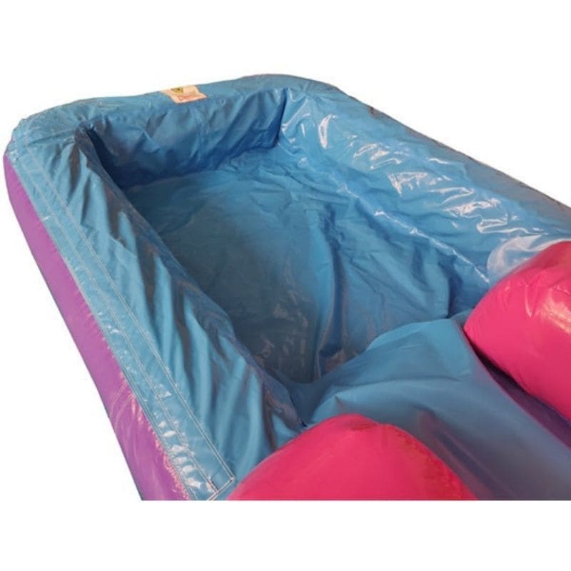 Eagle Bounce Pink Castle Combo with Pool and Slide Pool