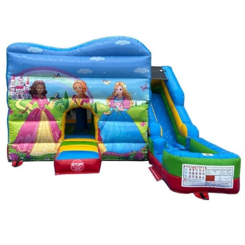 Eagle Bounce Princess Combo with Removable Pool with Slide Front View