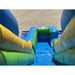 Top Slide View of Monster Truck Bounce House Combo by Eagle Bounce 