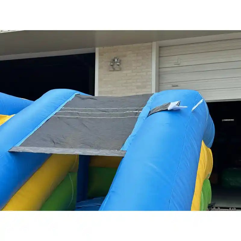 Top Slide Netting on Monster Truck Combo with Pool and Slide by Eagle Bounce