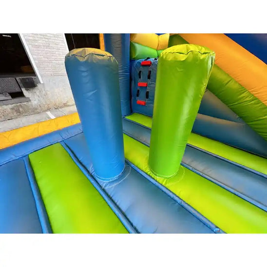 Safari Combo Wet or Dry Bounce House Inside Features