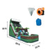 Dimensions and Accessories of Eagle Bounce Green Inflatable Wet Dry Slide