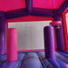 Eagle Bounce 13x13 Pink Castle Bounce House Inside Obstacles View