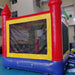 Eagle Bounce Rainbow Castle Bouncer with Hoop Rear Left View